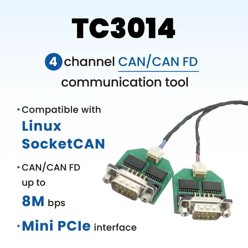 TC3014 - Multi-channel CAN/CAN FD communication tool