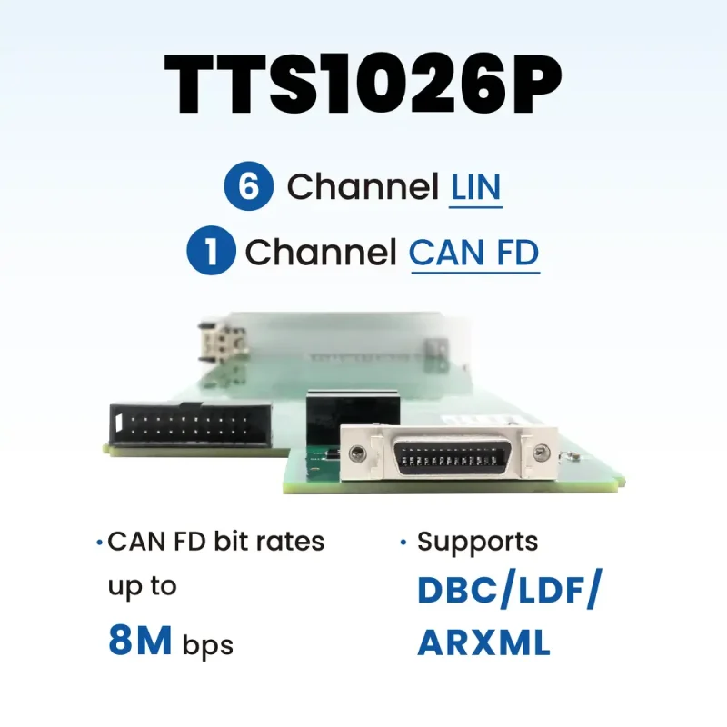 TTS1026P - 1/6 channel CAN FD/LIN bus device